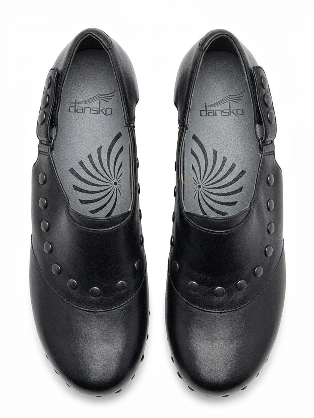 Dansko Sassy Clog Black Studded Clogs 39
